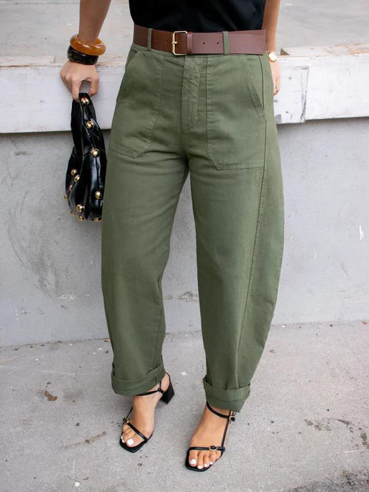 ZAYNÉ - Modern Barrel Pants | Effortless Style & Comfort